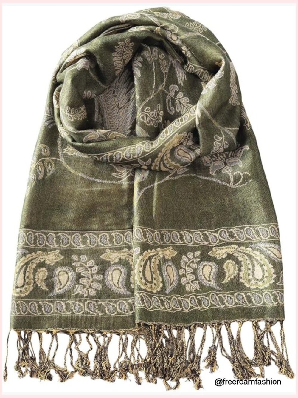 Reversible Shawl Scarf Faux Pashmina Wrap Soft Silky Warm All Seasons